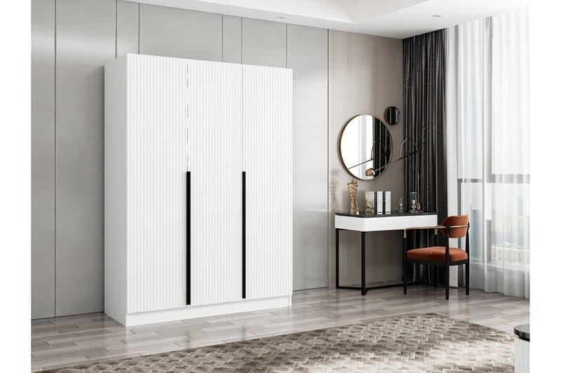 Fruitland Garderobe 135 cm, Hvid