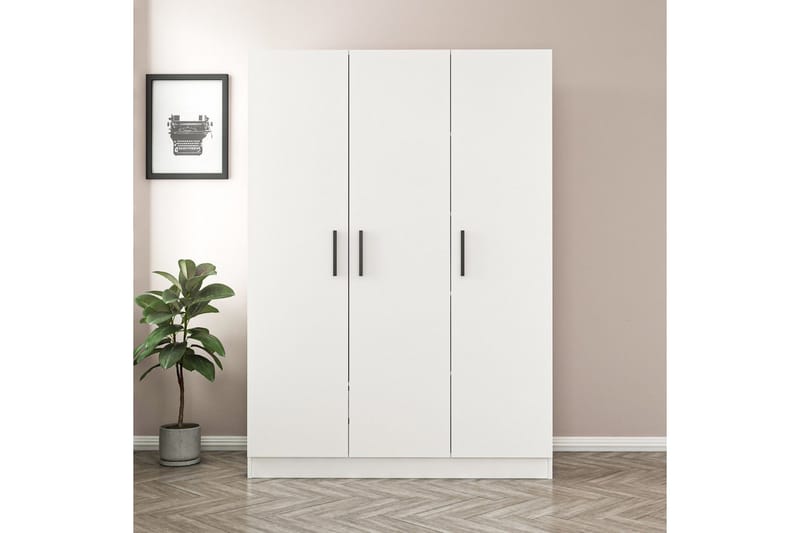 Fruitland Garderobe 135 cm, Hvid