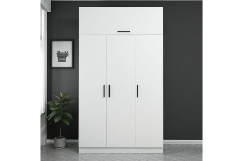 Fruitland Garderobe 135 cm, Hvid