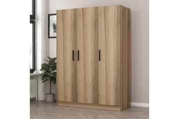 Fruitland Garderobe 135 cm - Oak - Opbevaring - Tøjopbevaring - Garderobeskabe