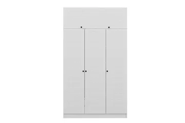 Fruitland Garderobe 135x190 cm - Hvid - Opbevaring - Tøjopbevaring - Garderobeskabe