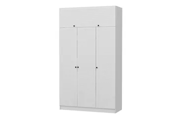 Fruitland Garderobe 135x210 cm - Hvid - Opbevaring - Tøjopbevaring - Garderobeskabe