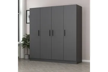 Fruitland Garderobe 180 cm - Antracit - Opbevaring - Tøjopbevaring - Garderobeskabe