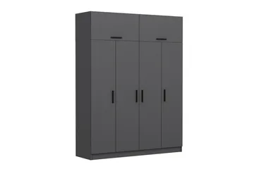 Fruitland Garderobe 180 cm - Antracit - Opbevaring - Tøjopbevaring - Garderobeskabe