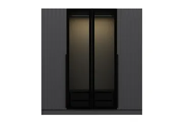 Fruitland Garderobe 180 cm - Antracit - Opbevaring - Tøjopbevaring - Garderobeskabe