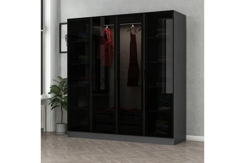 Fruitland Garderobe 180 cm, Antracit