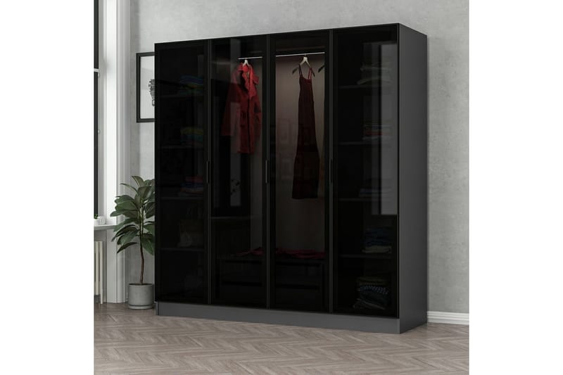 Fruitland Garderobe 180 cm, Antracit