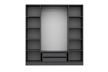 Fruitland Garderobe 180 cm - Antracit - Opbevaring - Tøjopbevaring - Garderobeskabe