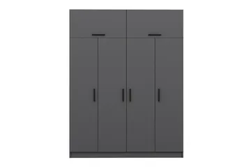 Fruitland Garderobe 180 cm - Antracit - Opbevaring - Tøjopbevaring - Garderobeskabe