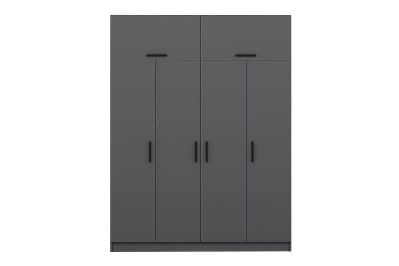 Fruitland Garderobe 180 cm - Antracit - Opbevaring - Tøjopbevaring - Garderobeskabe
