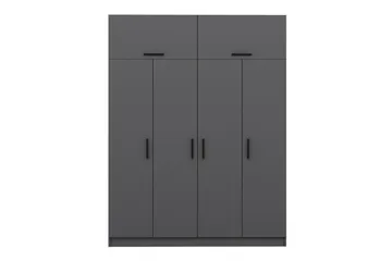 Fruitland Garderobe 180 cm - Antracit - Opbevaring - Tøjopbevaring - Garderobeskabe
