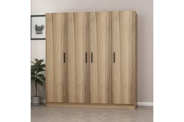 Fruitland Garderobe 180 cm - Brun - Opbevaring - Tøjopbevaring - Garderobeskabe