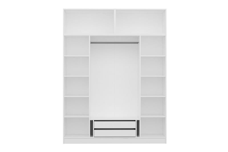 Fruitland Garderobe 180 cm - Hvid - Opbevaring - Tøjopbevaring - Garderobeskabe