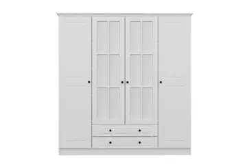 Fruitland Garderobe 180 cm - Hvid - Opbevaring - Tøjopbevaring - Garderobeskabe