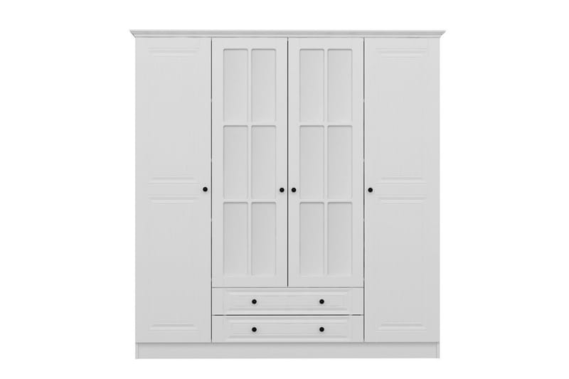 Fruitland Garderobe 180 cm - Hvid - Opbevaring - Tøjopbevaring - Garderobeskabe