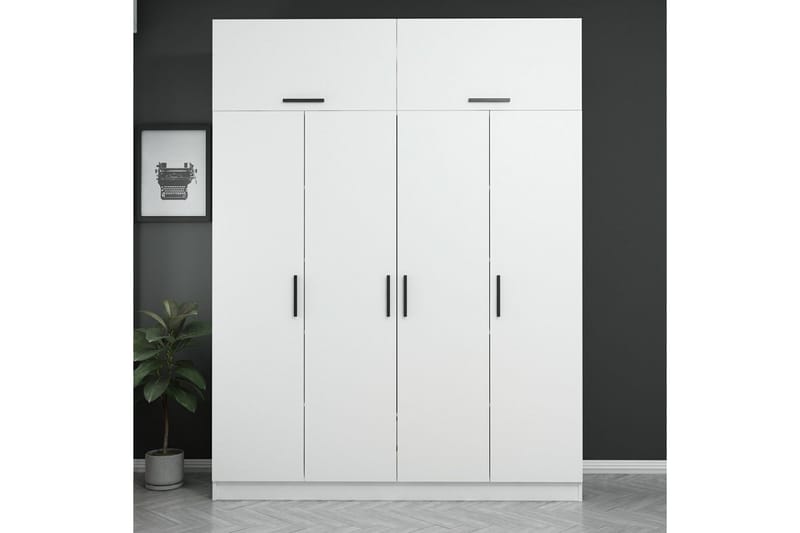 Fruitland Garderobe 180 cm, Hvid