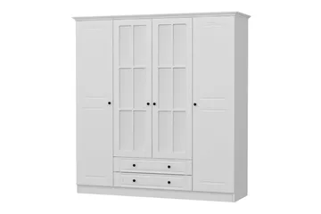 Fruitland Garderobe 180 cm - Hvid - Opbevaring - Tøjopbevaring - Garderobeskabe