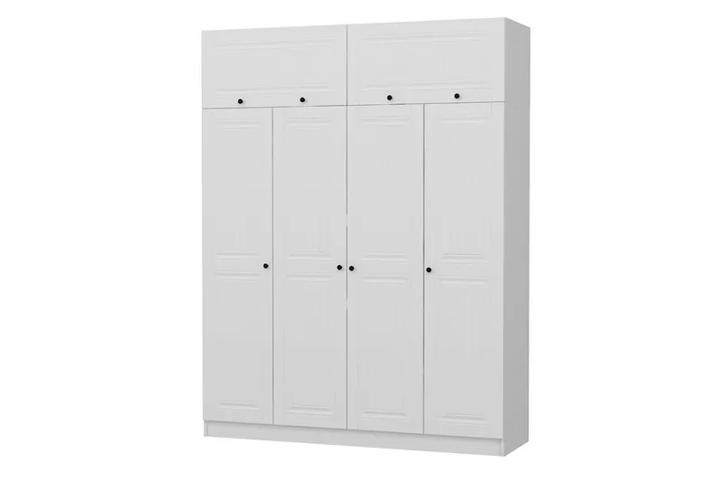 Fruitland Garderobe 180 cm - Hvid - Opbevaring - Tøjopbevaring - Garderobeskabe