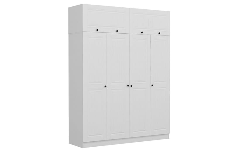 Fruitland Garderobe 180 cm - Hvid - Opbevaring - Tøjopbevaring - Garderobeskabe