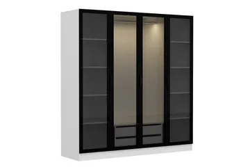Fruitland Garderobe 180 cm - Hvid - Opbevaring - Tøjopbevaring - Garderobeskabe