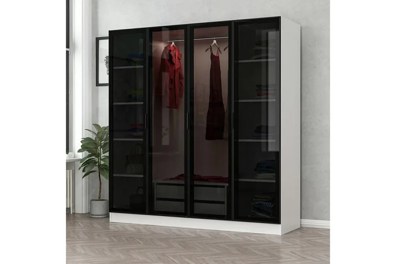Fruitland Garderobe 180 cm, Hvid