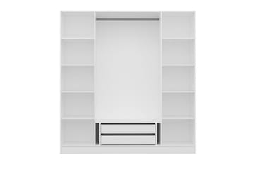 Fruitland Garderobe 180 cm - Hvid - Opbevaring - Tøjopbevaring - Garderobeskabe