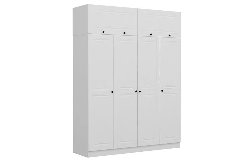 Fruitland Garderobe 180 cm - Hvid - Opbevaring - Tøjopbevaring - Garderobeskabe