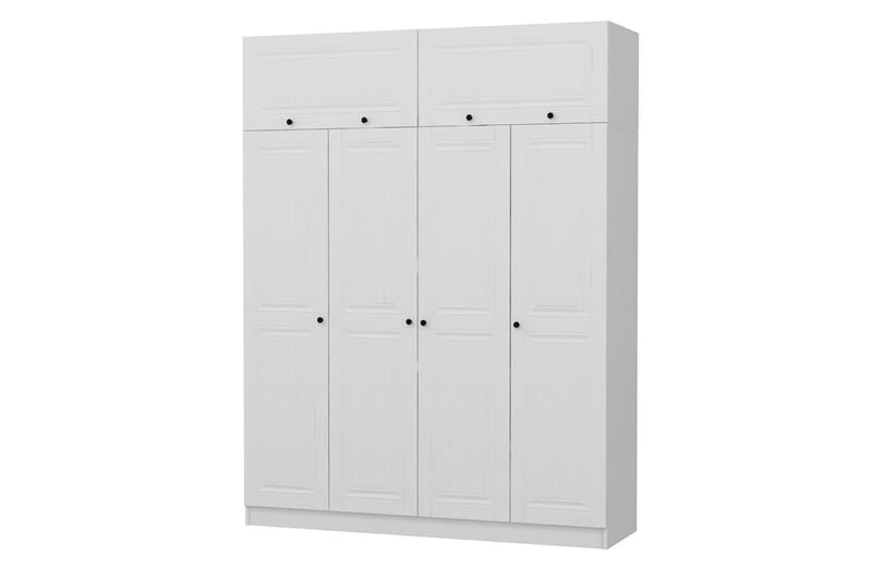 Fruitland Garderobe 180 cm - Hvid - Opbevaring - Tøjopbevaring - Garderobeskabe