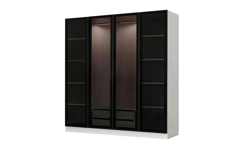 Fruitland Garderobe 180 cm - Hvid - Opbevaring - Tøjopbevaring - Garderobeskabe