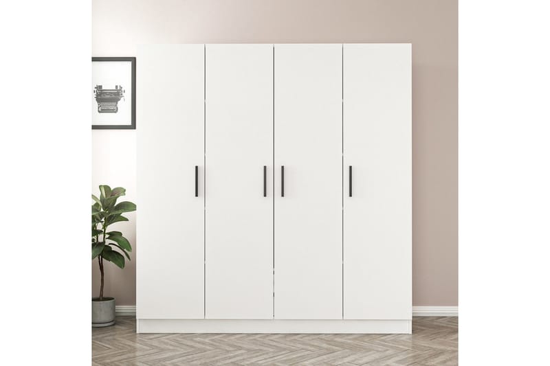 Fruitland Garderobe 180 cm, Hvid