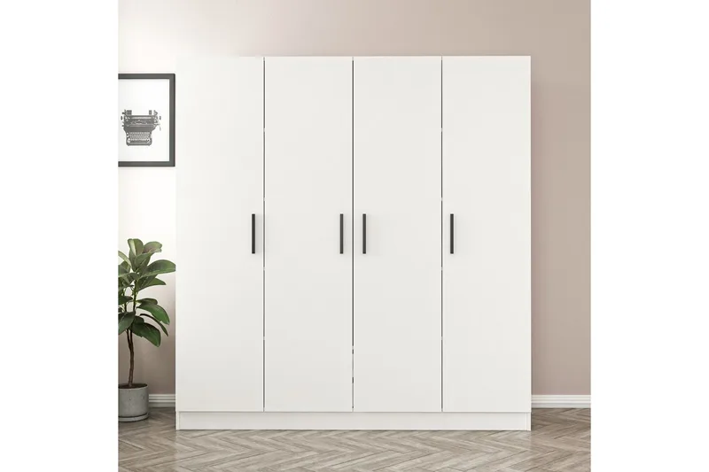 Fruitland Garderobe 180 cm, Hvid