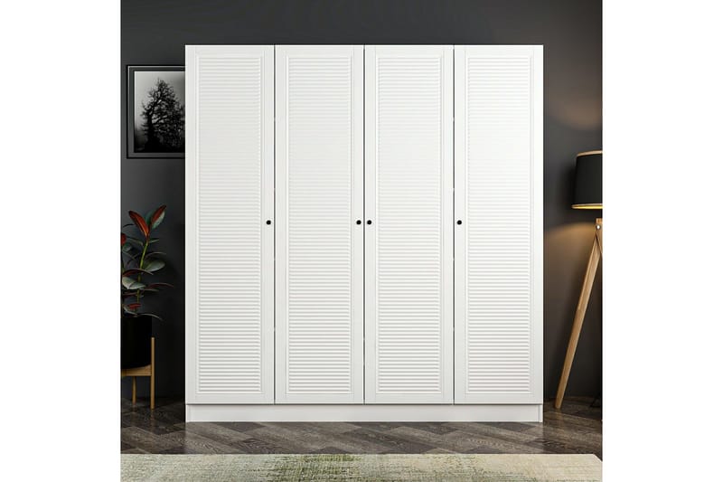Fruitland Garderobe 180 cm, Hvid