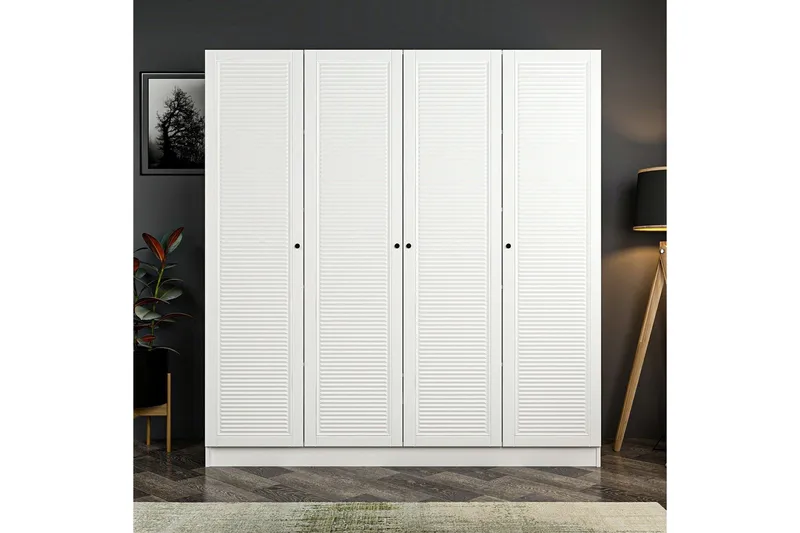 Fruitland Garderobe 180 cm, Hvid