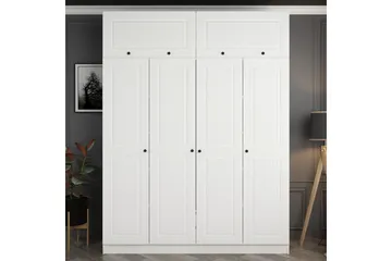 Fruitland Garderobe 180 cm - Hvid - Opbevaring - Tøjopbevaring - Garderobeskabe