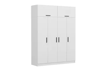 Fruitland Garderobe 180 cm - Hvid - Opbevaring - Tøjopbevaring - Garderobeskabe