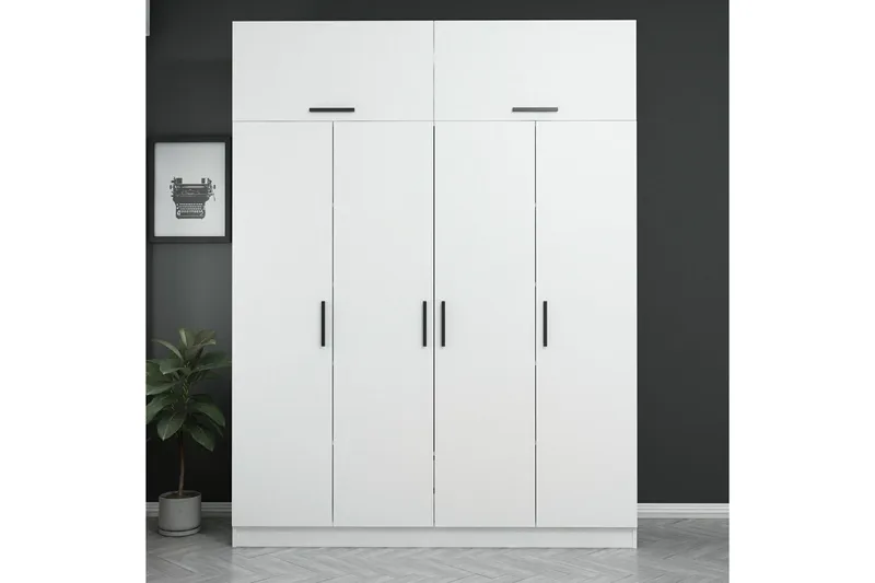 Fruitland Garderobe 180 cm, Hvid