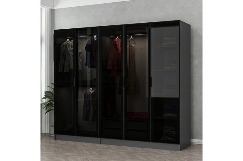 Fruitland Garderobe 225 cm, Antracit