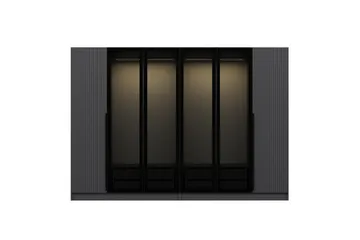 Fruitland Garderobe 225 cm - Antracit - Opbevaring - Tøjopbevaring - Garderobeskabe