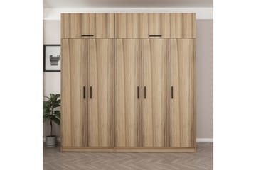 Fruitland Garderobe 225 cm - Brun - Opbevaring - Tøjopbevaring - Garderobeskabe
