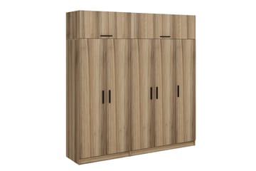 Fruitland Garderobe 225 cm - Brun - Opbevaring - Tøjopbevaring - Garderobeskabe