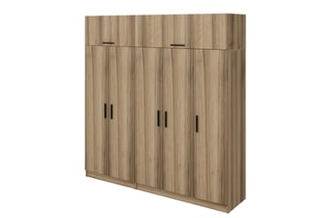 Fruitland Garderobe 225 cm - Brun - Opbevaring - Tøjopbevaring - Garderobeskabe