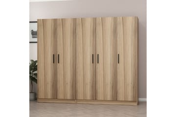 Fruitland Garderobe 225 cm - Brun - Opbevaring - Tøjopbevaring - Garderobeskabe