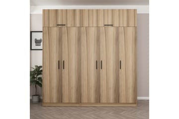Fruitland Garderobe 225 cm - Brun - Opbevaring - Tøjopbevaring - Garderobeskabe