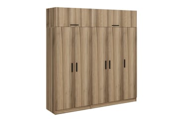 Fruitland Garderobe 225 cm - Brun - Opbevaring - Tøjopbevaring - Garderobeskabe