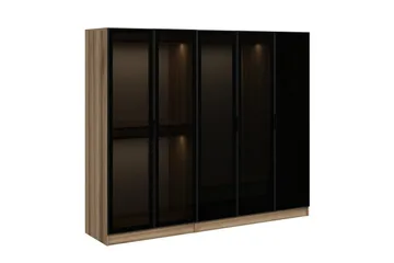 Fruitland Garderobe 225 cm - Brun - Opbevaring - Tøjopbevaring - Garderobeskabe