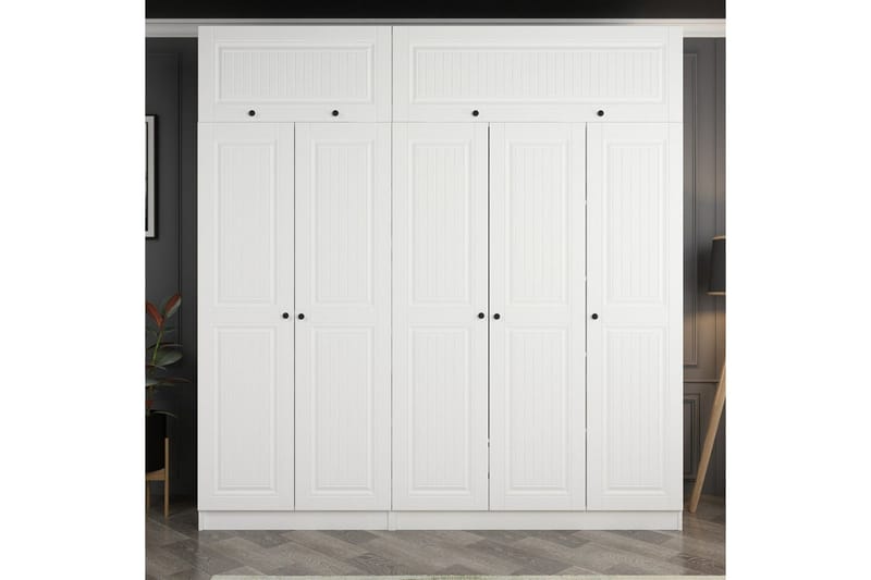 Fruitland Garderobe 225 cm, Hvid