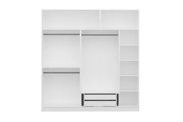 Fruitland Garderobe 225 cm - Hvid - Opbevaring - Tøjopbevaring - Garderobeskabe