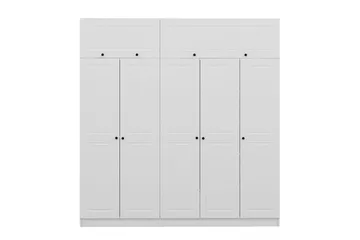 Fruitland Garderobe 225 cm - Hvid - Opbevaring - Tøjopbevaring - Garderobeskabe