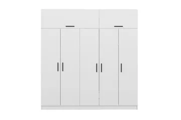 Fruitland Garderobe 225 cm - Hvid - Opbevaring - Tøjopbevaring - Garderobeskabe