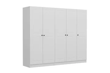 Fruitland Garderobe 225 cm - Hvid - Opbevaring - Tøjopbevaring - Garderobeskabe